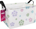 Rectangular Storage Basket Fabric Organizer Bin by INGHUA