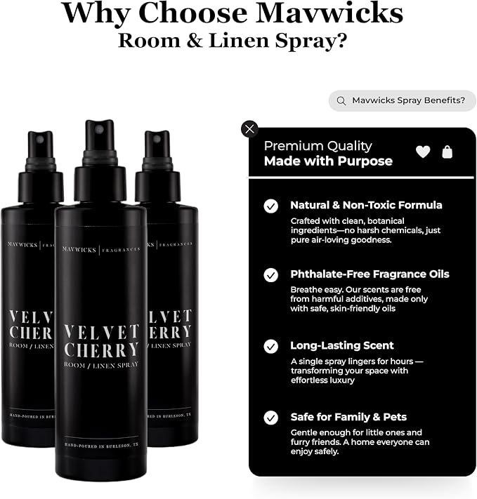 Fragrances - Linen & Room Spray – Bedroom & Home Fragrance Mist, Long-Lasting - Image 2