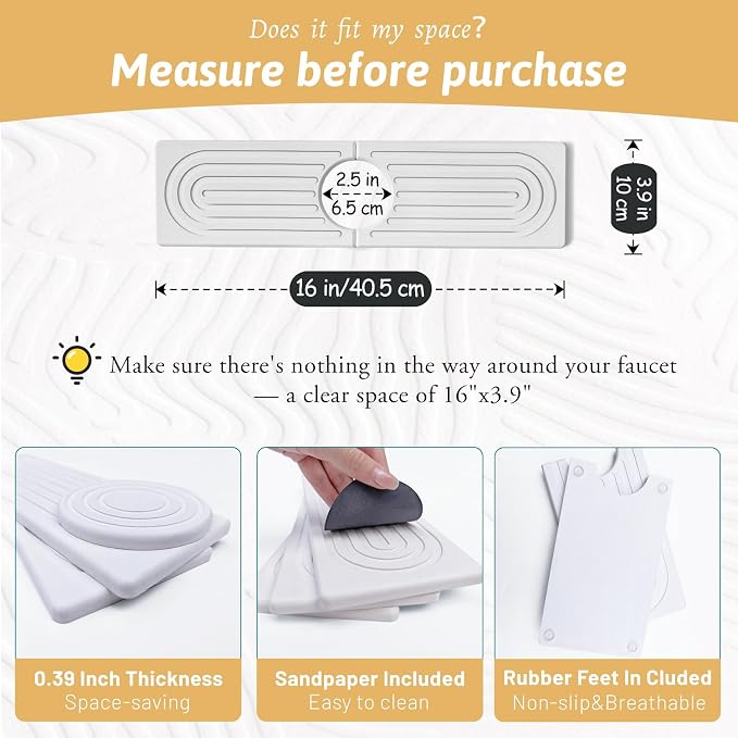 Faucet Mat for Kitchen Sink - Image 2
