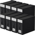 8 Pack Bed Sheet Closet Organizers and Storage, Sturdy Foldable Storage by StorageTastic