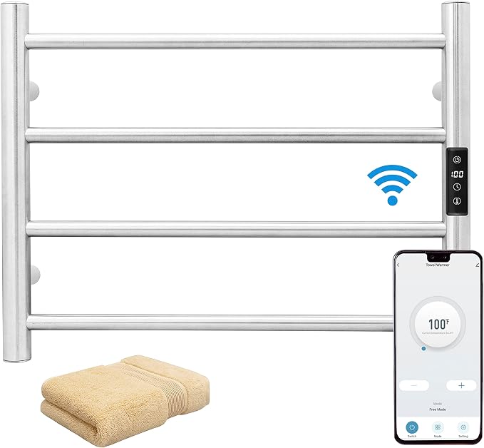 KEG Smart WiFi Towel Warmer Wall Mounted by KEG