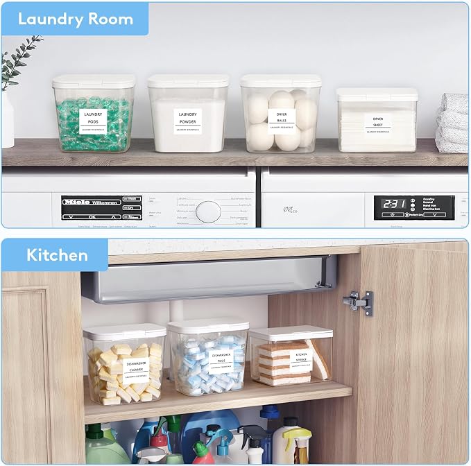 Lifewit 5 Pcs Laundry Pods Container - Image 8