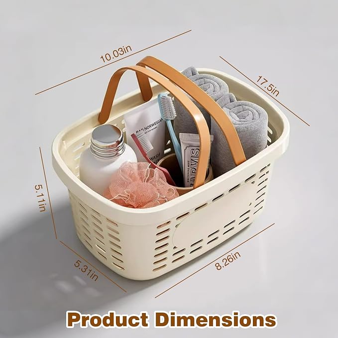 2 Pack Plastic Storage Basket - Image 5