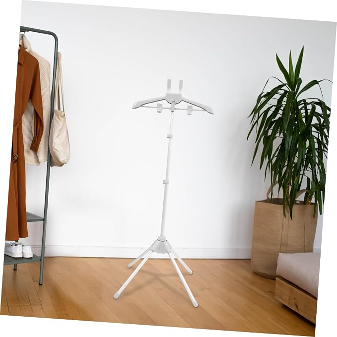 Clothes Drying Rack Garment Steamer Stand Hanger - Image 7