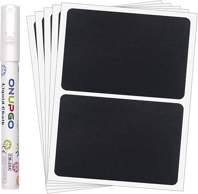 ONUPGO Chalkboard Pantry Labels by ONUPGO