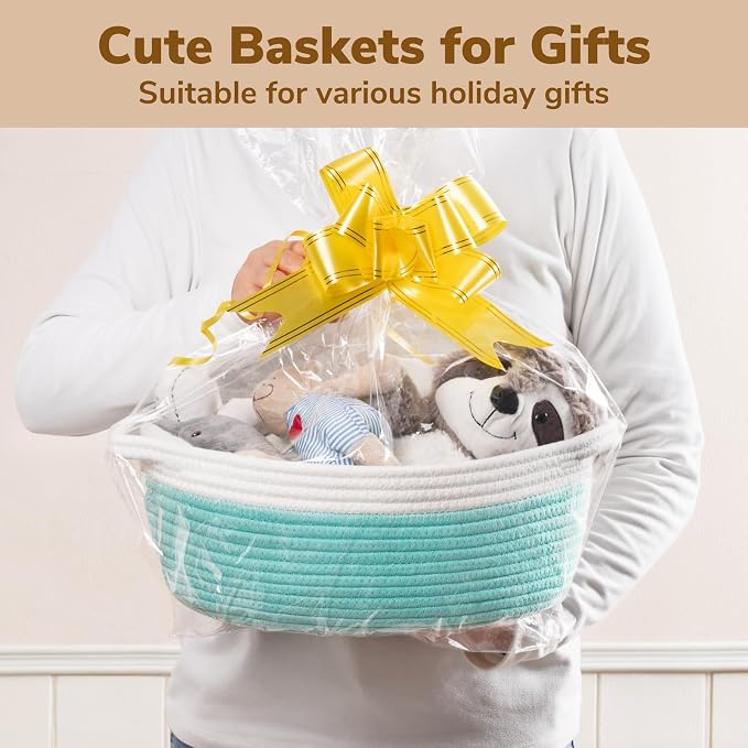 Goodpick Easter Basket Empty to Fill, Small Woven Basket - Image 2
