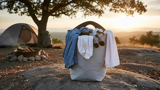 90L Foldable Storage Hamper Bag - Image 9