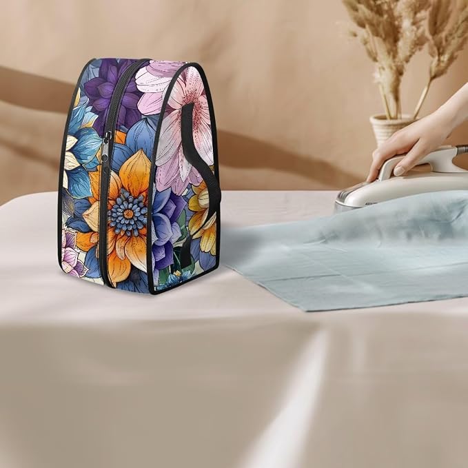 Floral Iron Portable Storage Bag Fits - Image 3