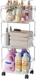 YCIA&DONE 3 Tier Rolling Storage Cart by YCIADONE