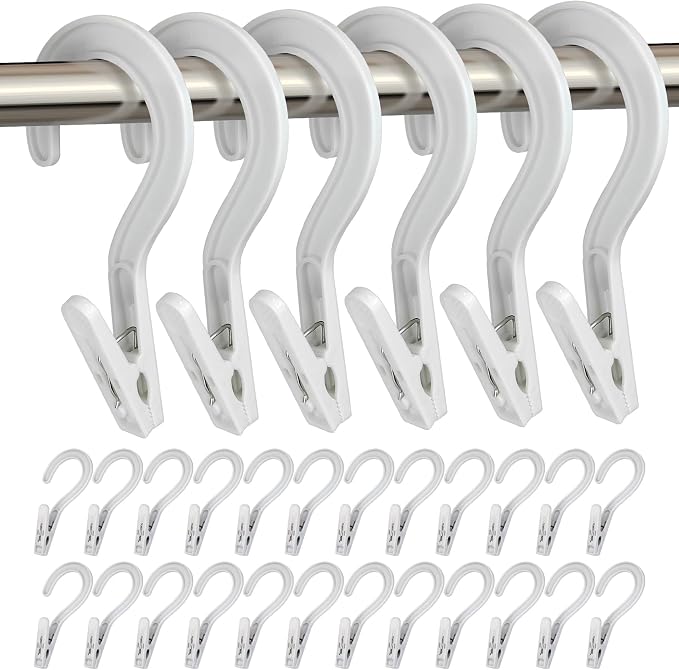 Laundry Hooks Boot Hangers Plastic Clothes Pins Hanger Clips by Mugtel