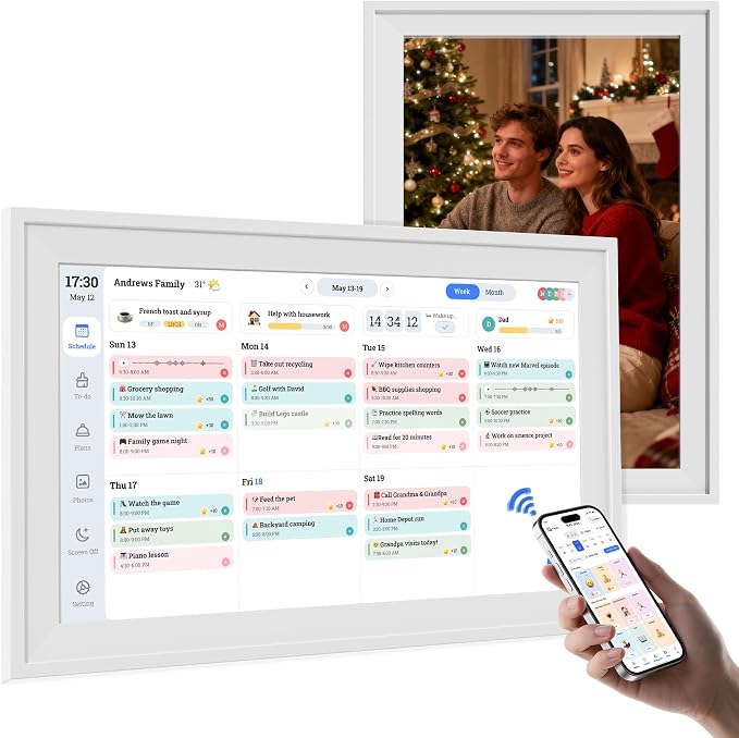 15.6 Inch Digital Calendar Chore Chart 1920 * 1080P Full HD Touchscreen by Unknown