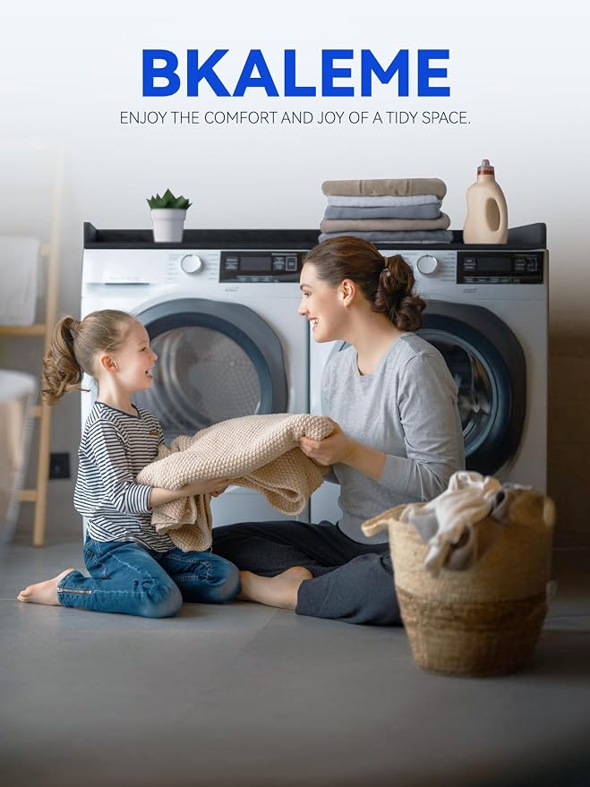 Washer Dryer Countertop with Non Slip Mat, 27.5" x 54" Laundry Countertop with - Image 2
