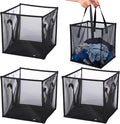 SOUJOY 4 Pack Popup Laundry Hamper, Collapsible Mesh Laundry Baskets by SOUJOY