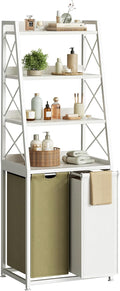 Laundry Basket, 2 Section Laundry Hamper by Herture