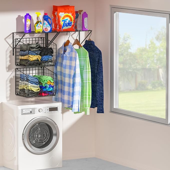 2 Pack Laundry Room Shelves - Image 6