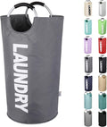 Large Laundry Hamper Bag 95L，Tall Laundry Basket by SweetMemo