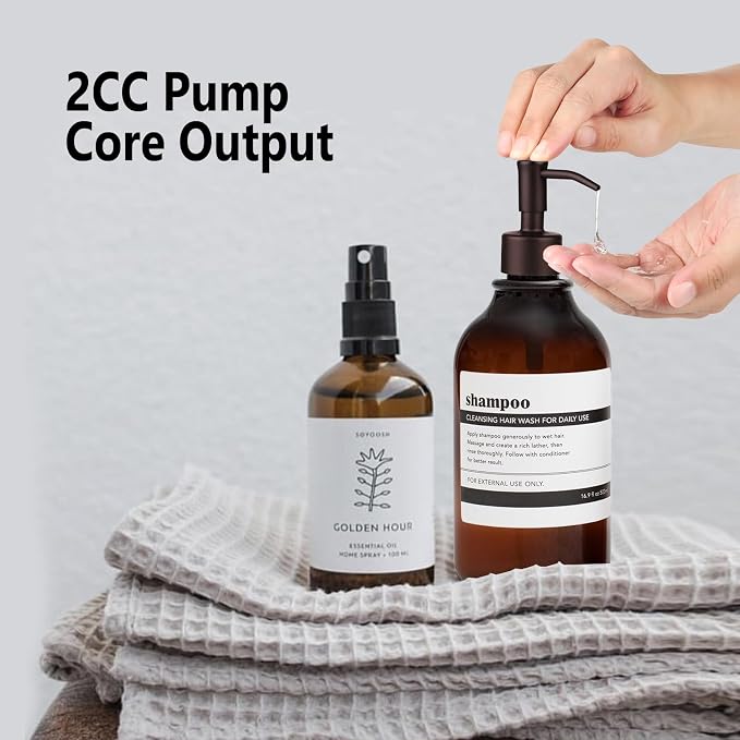 Amoliar Mason Jar Liquid Soap Dispenser Pump, Stainless Steel Replacement Pump - Image 3