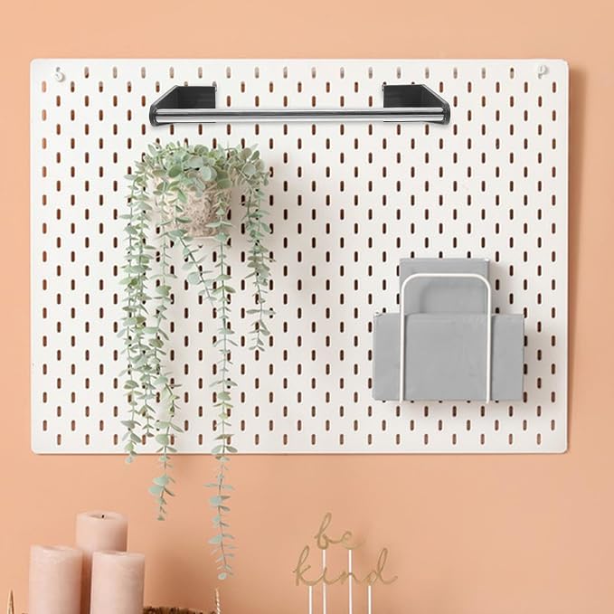 UPKOCH Pegboard Wall Organizer Hooks and Stainless Steel Shelf Brackets - Image 9