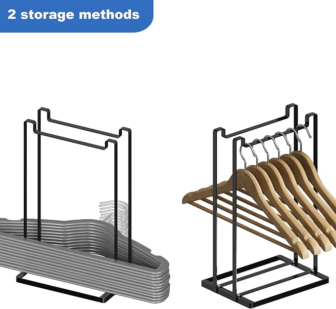 Thipoten Adjustable Metal Hanger Stacker, - Image 2
