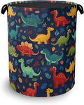 Cute Dinosaur Laundry Hamper, Fern Plants Dirty Clothes Laundry Basket by Unknown