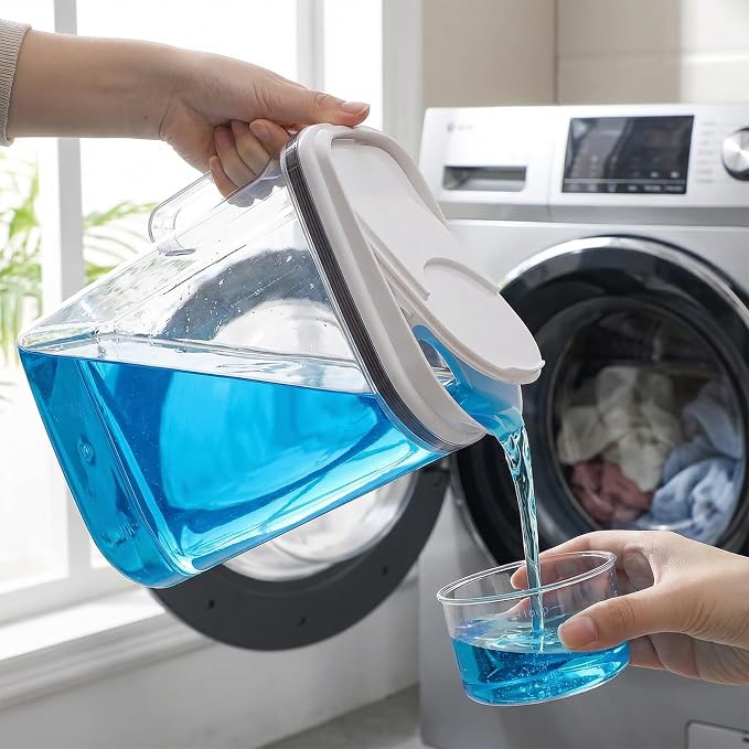Laundry Detergent Container, 3.5L/118 Oz Liquid Laundry Soap Powder Dispenser - Image 5