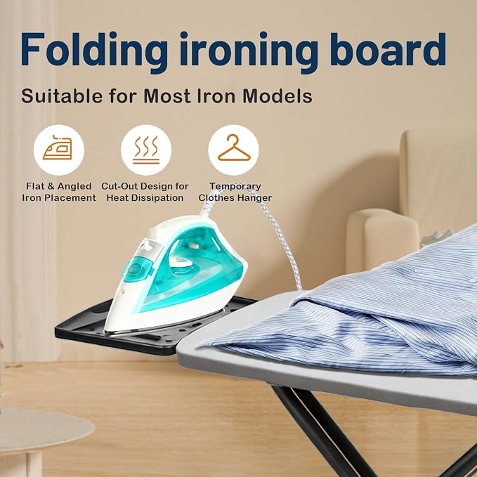 Ironing Board, Adjustable Height Iron Board - Image 6