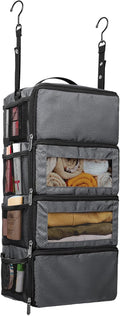 Suitcase Organizer, Travel Luggage Organizer Hanging Shelves Packing Cube by Vokelater