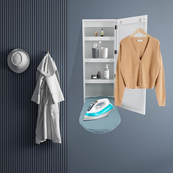 Wall-Mounted Ironing Board Storage Cabinet - Image 7