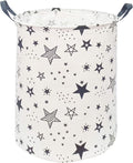 KUNRO Round Laundry Gift Basket Storage Hamper, Clothes Storage Organizer Bins by KUNRO