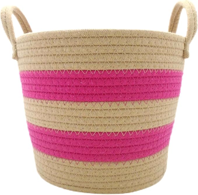 Youngfine Horizonweave Fuchsia Storage Basket by Youngfine