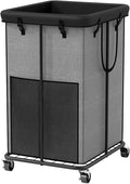 150L Large Laundry Basket with Wheels, Rolling Laundry Hamper with Removable by Unknown
