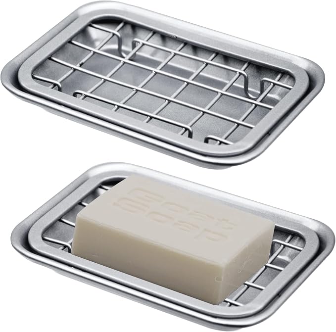 Kitchen and Bathroom Soap Dish Tray by SheeChung
