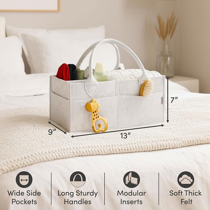 PUTSKA Baby Diaper Caddy Organizer - Image 4