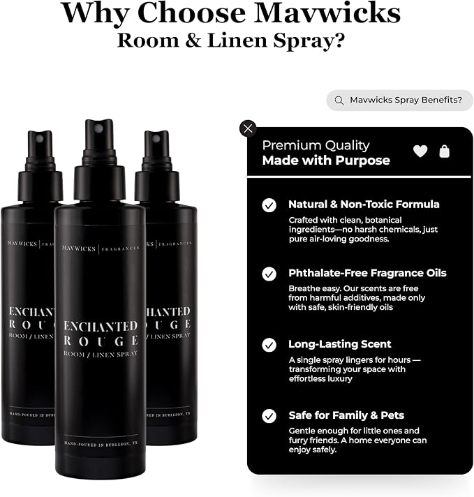 Fragrances - Linen & Room Spray – Bedroom & Home Fragrance Mist, Long-Lasting - Image 2