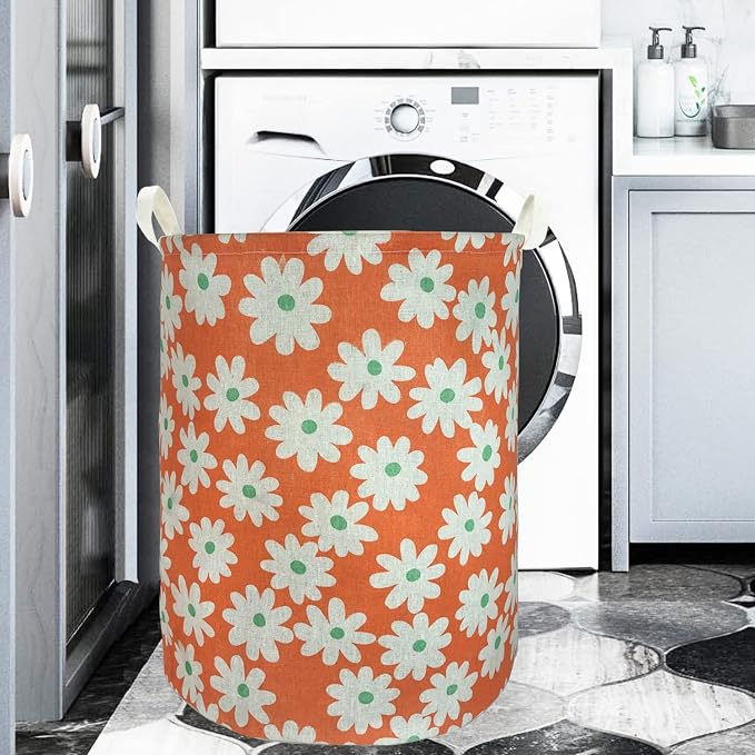 Merdes 19.7’’ Waterproof Foldable Laundry Hamper, Dirty Clothes Laundry Basket - Image 2