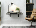 31" x 22.8" Wall Mounted Folding Desk, Floating Shelf Storage Table by DAZIMOU