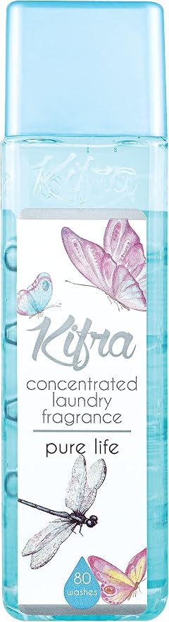KIFRA PURE LIFE Concentrated Laundry Fragrance 6.76 Fl Oz 200ml 80 Washing by KIFRA