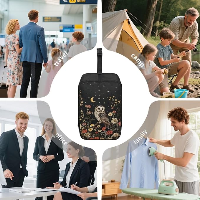 Owl Portable Travel Iron Storage Bag Lightweight Carrying Case - Image 6