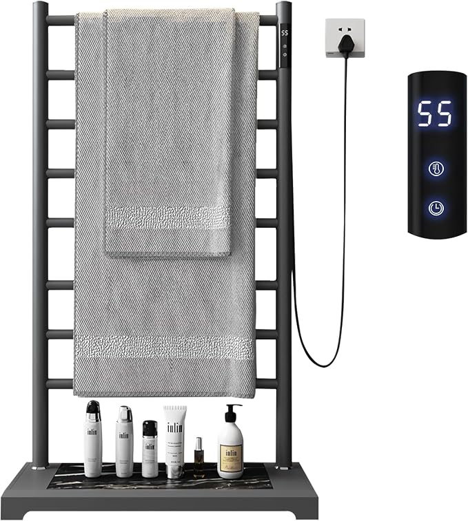 Freestanding Heated Towel Rack by Unknown