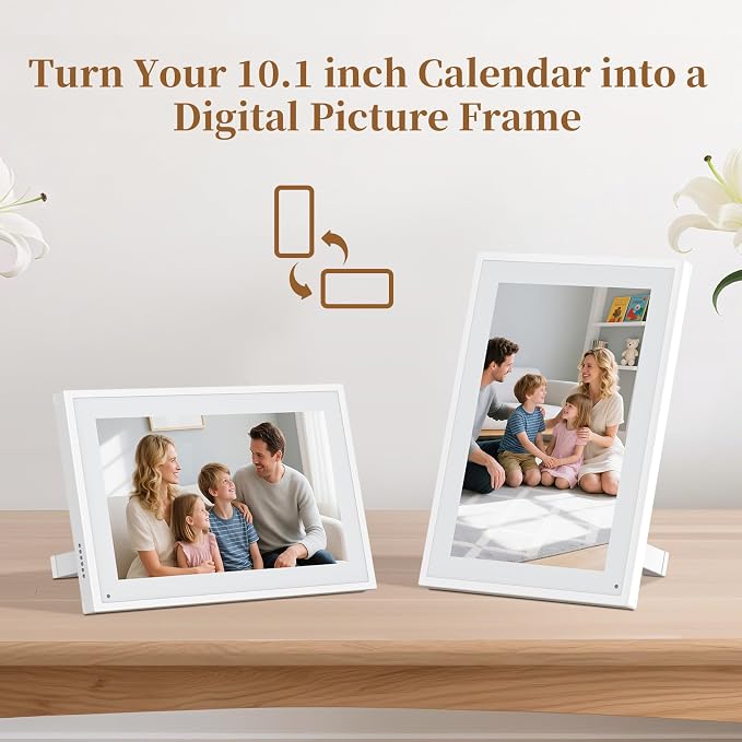 Smart Digital Calendar, 10.1"HD Touchscreen Electronic Desk Calendar & Chore - Image 6