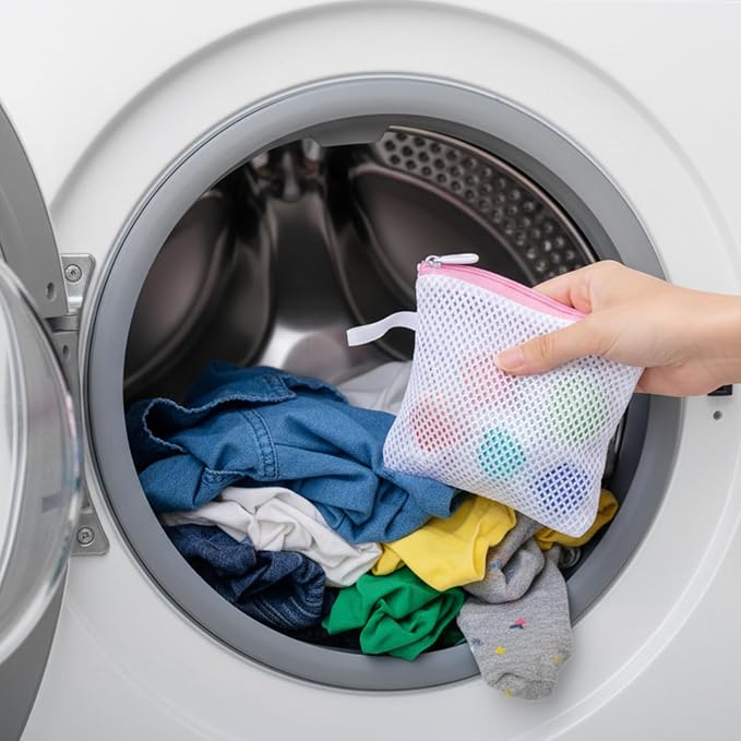 4 Pcs Small Laundry Mesh Bags Mini Washing Machine Underwear Washing Bag - Image 5