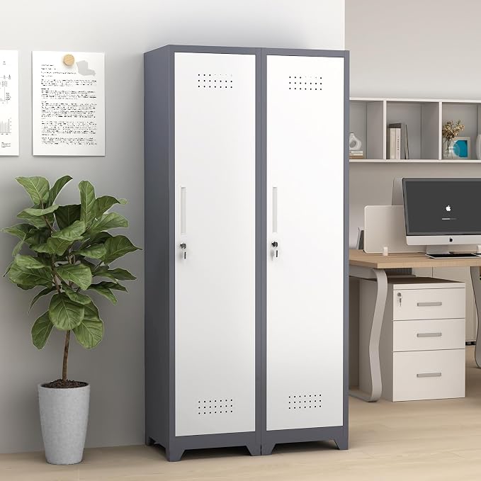 GREATMEET Slim Metal Utility Cleaning Storage Cabinet - Image 5