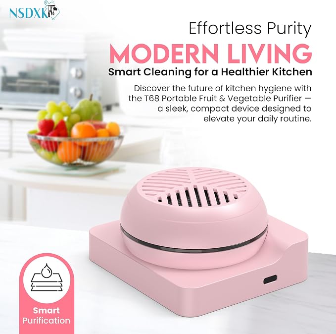 Fruit and Vegetable Washing Machine, Fruit Vegetable Cleaner Device, Portable - Image 2