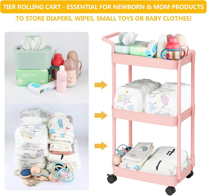 Diaper Caddy - Plastic Diaper Organizer - Image 3