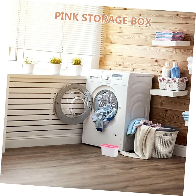 Laundry Holder with Lid Compact Storage Container - Image 4