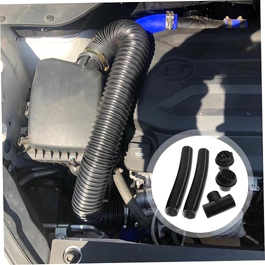 PRETYZOOM Car Heater Ducting Kit Warm Air Outlet Vent Hose Set - Image 7