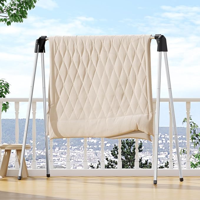APEXCHASER Clothes Drying Rack Foldable, 55 Inch Laundry Rack Indoor Outdoor - Image 7