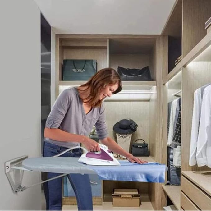 Ironing Board Wall-Mounted Ironing Board, Wall Fixing Plate Drop Down - Image 4