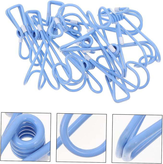 NUOBESTY 10PCS Plastic-Coated Clothes Pins - Image 4
