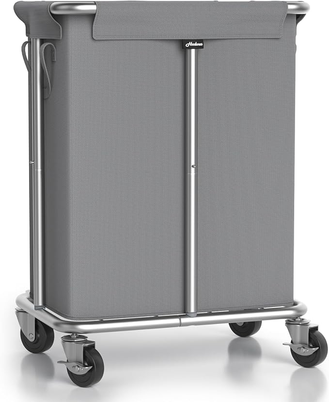 Laundry Basket with Wheels, Rolling Laundry Hamper, 46 Gallons, Removable and - Image 9